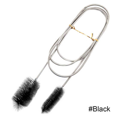 Četka za čišćenje akvarija Fleksibilna savijena cijev od nehrđajućeg čelika Četka Cijev za vodu Cijev za zrak Čistač crijeva Pribor za akvarijum