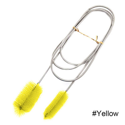 Četka za čišćenje akvarija Fleksibilna savijena cijev od nehrđajućeg čelika Četka Cijev za vodu Cijev za zrak Čistač crijeva Pribor za akvarijum