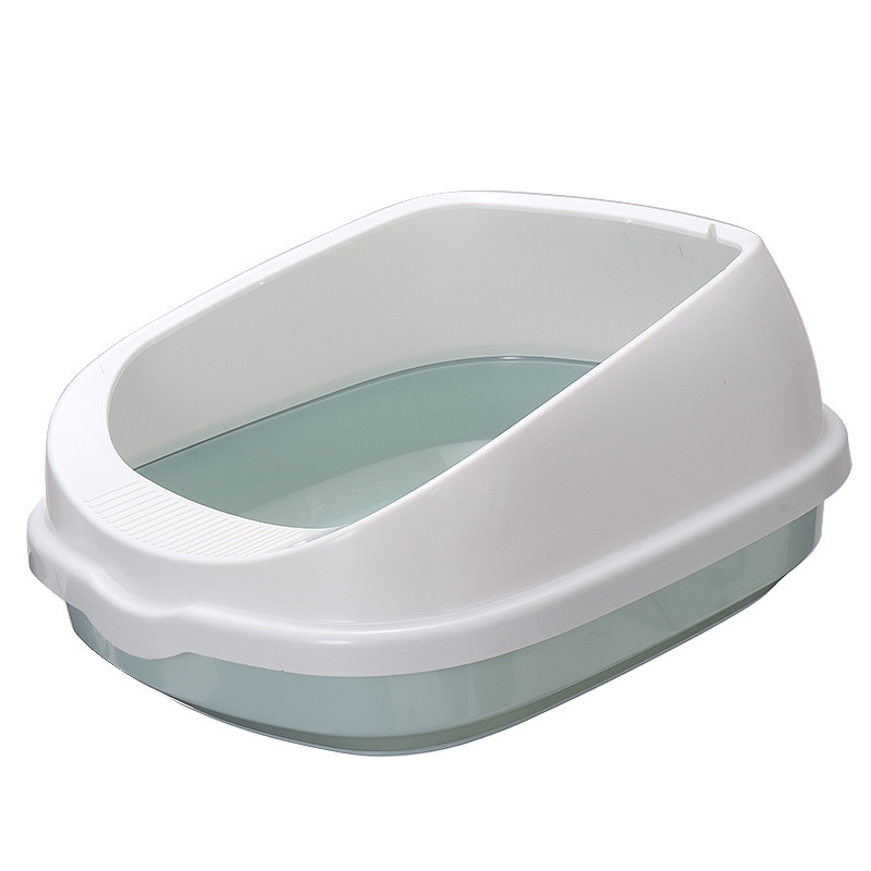 Plastična WC školjka za kućne ljubimce Noćna posuda protiv prskanja Kutija s pijeskom za mačke Ladica s lopaticom Clean WC Kućne potrepštine za kućne ljubimce