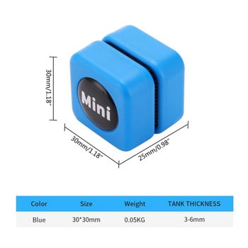 Магнит за почистване на водорасли Аквариум Четка за почистване на стъкло Плаващ скрубер Силен магнит Мини размер 1,18x1,18 инча