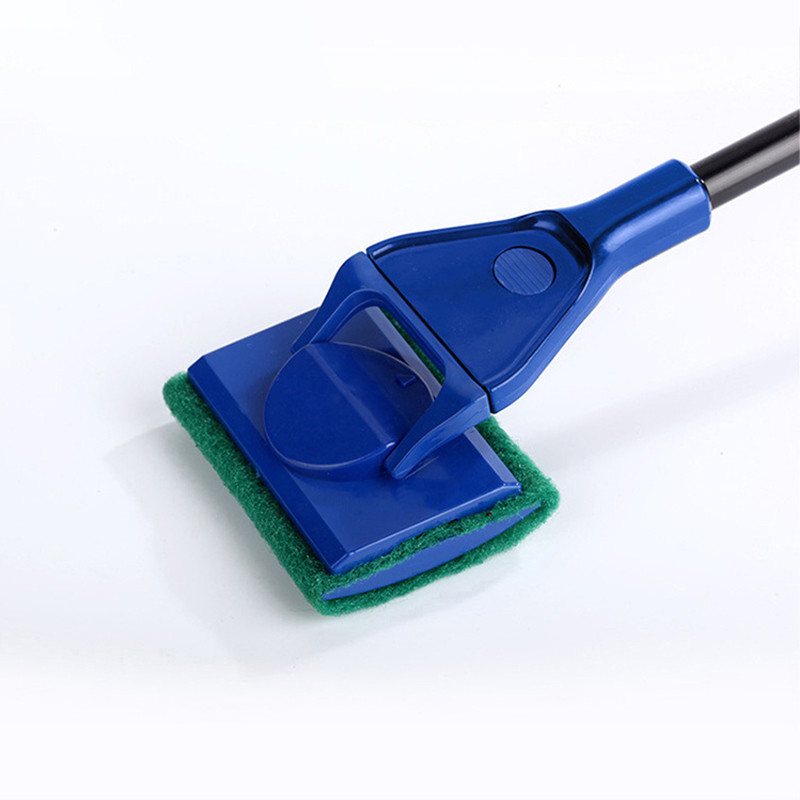 6-U-1 Set alata za čišćenje akvarija Set za čišćenje akvarija Mreža za ribu Grablje za šljunak Strugač za alge Vilica Spužva Četka Čistač stakla