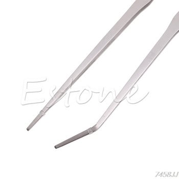 27/30/38/48cm Fish Tank Tongs Aquarium Stainless Steel Live Plant Tank Tweezers G03 Drop ship