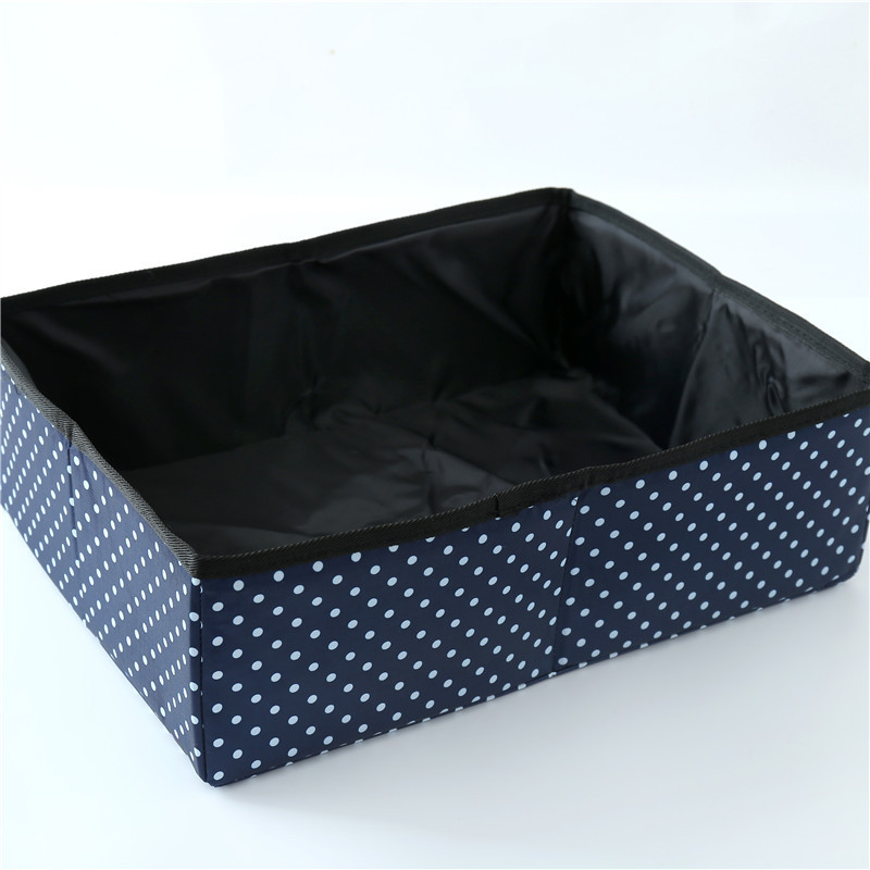 Noćne posude za mačke Sklopiva kutija za pijesak Vanjski umivaonik za mačiće Vodootporni WC Pribor za kućne ljubimce Oxford tkanina Pješčanik za mačke Jednostavno čišćenje