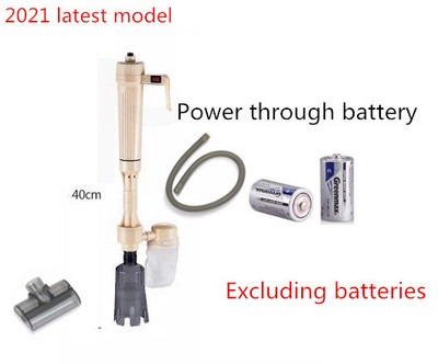 Automatski čistač akvarija sa šljunkom za ribe Električni sifon za akvarij Pumpa Čistač Filter Mjenjač vode Perač pijeska Cijev crijeva za vodu