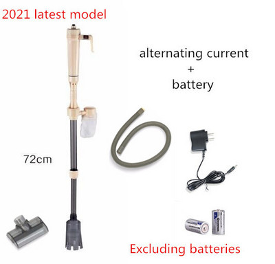Automatski čistač akvarija sa šljunkom za ribe Električni sifon za akvarij Pumpa Čistač Filter Mjenjač vode Perač pijeska Cijev crijeva za vodu