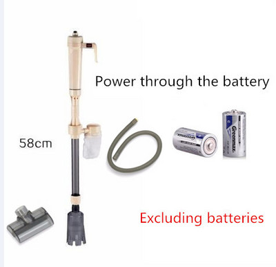 Automatski čistač akvarija sa šljunkom za ribe Električni sifon za akvarij Pumpa Čistač Filter Mjenjač vode Perač pijeska Cijev crijeva za vodu