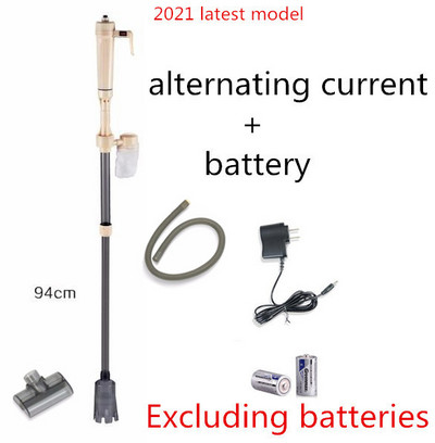 Automatski čistač akvarija sa šljunkom za ribe Električni sifon za akvarij Pumpa Čistač Filter Mjenjač vode Perač pijeska Cijev crijeva za vodu