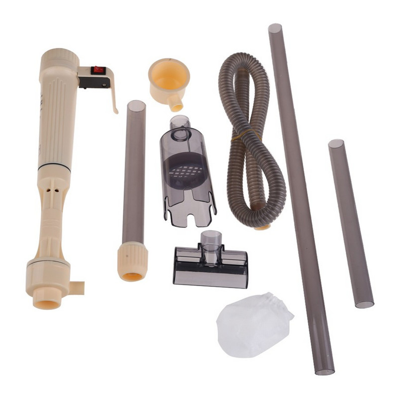 Automatski čistač akvarija sa šljunkom za ribe Električni sifon za akvarij Pumpa Čistač Filter Mjenjač vode Perač pijeska Cijev crijeva za vodu