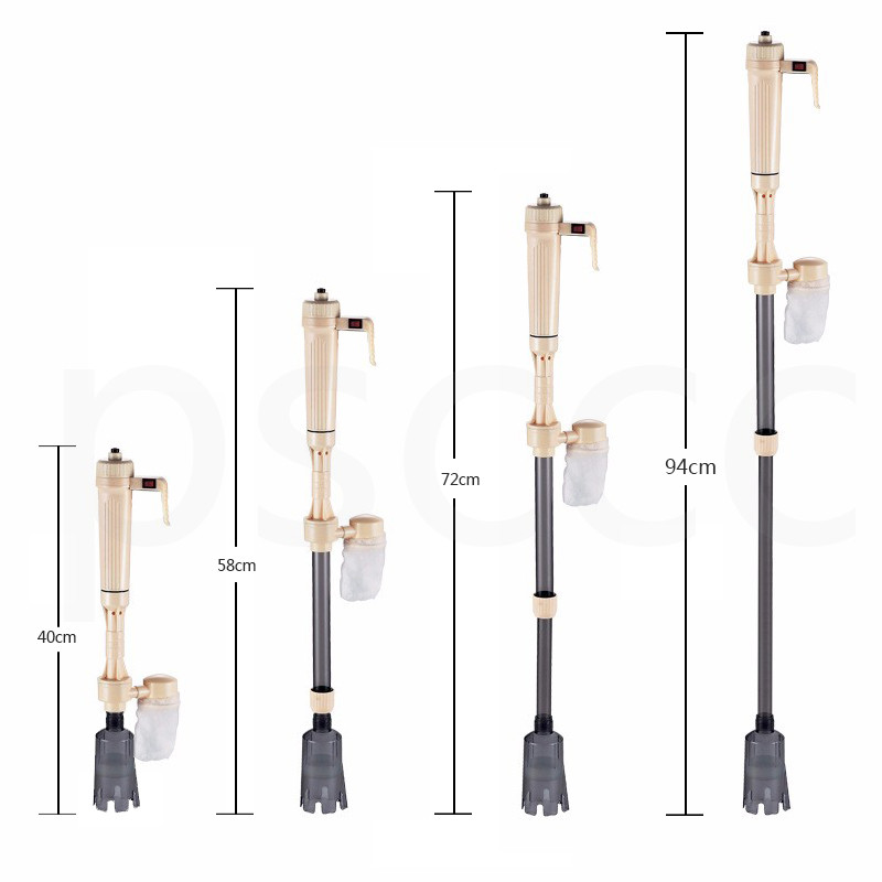 Automatski čistač akvarija sa šljunkom za ribe Električni sifon za akvarij Pumpa Čistač Filter Mjenjač vode Perač pijeska Cijev crijeva za vodu