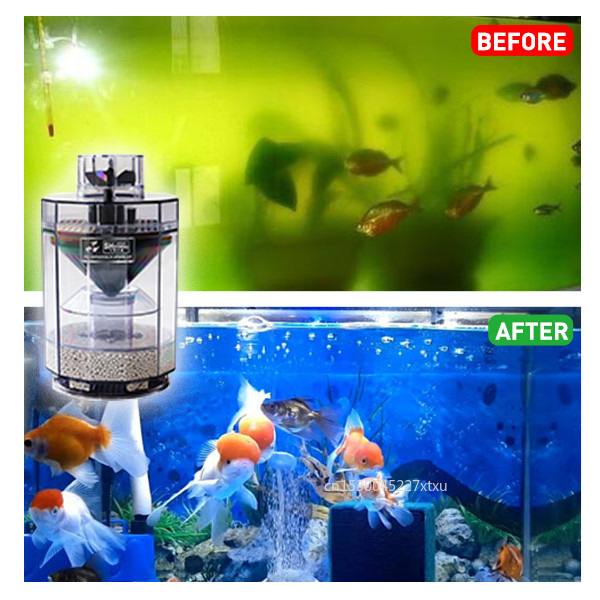 Kala väljaheide imemise koguja akvaariumi paak täisautomaatne kala väljaheite imemise eraldaja filtri koguja tolmuimeja