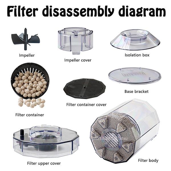 Kala väljaheide imemise koguja akvaariumi paak täisautomaatne kala väljaheite imemise eraldaja filtri koguja tolmuimeja