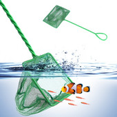 Prijenosna mreža za ribu Duga ručka Četvrtasti dodaci za akvarij Mreža za podmetanje akvarija za ribe koje plutaju Mreža za rakove Alat za čišćenje