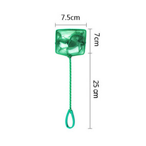 Prijenosna mreža za ribu Duga ručka Četvrtasti dodaci za akvarij Mreža za podmetanje akvarija za ribe koje plutaju Mreža za rakove Alat za čišćenje