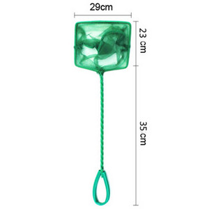 Prijenosna mreža za ribu Duga ručka Četvrtasti dodaci za akvarij Mreža za podmetanje akvarija za ribe koje plutaju Mreža za rakove Alat za čišćenje