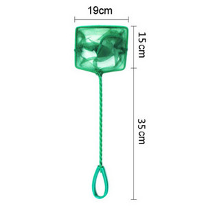 Prijenosna mreža za ribu Duga ručka Četvrtasti dodaci za akvarij Mreža za podmetanje akvarija za ribe koje plutaju Mreža za rakove Alat za čišćenje