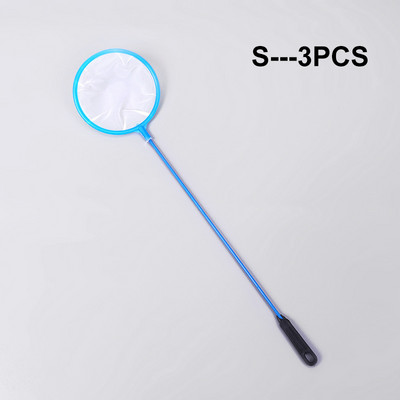 3 бр./компл. Fish Net Artemia Shrimp Filter Mini Portable High Density Mesh Filter Net Аксесоари за почистване на аквариум Инструменти за почистване