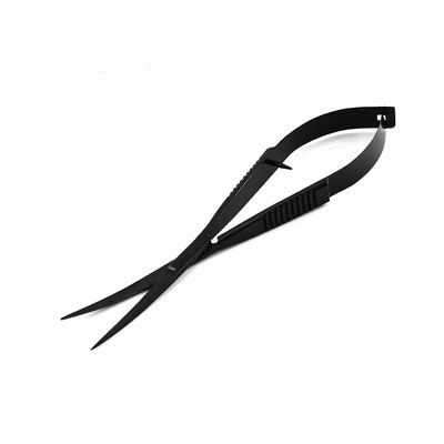 Nerūsējošā tērauda taisnas izliektas atsperu šķēres ainavu uzturēšanas rīki ūdens un akvārijiem ūdens augiem šķēres