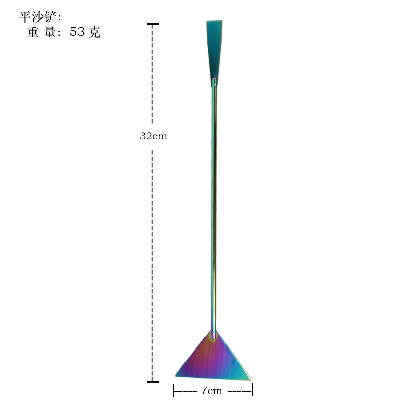 Nerūdijančio plieno akvariumo gnybtas augalas Spalvoti pincetai žirklės Kastuvas Augalai žolė vandens valymo įrankiai Akvariumo priedai