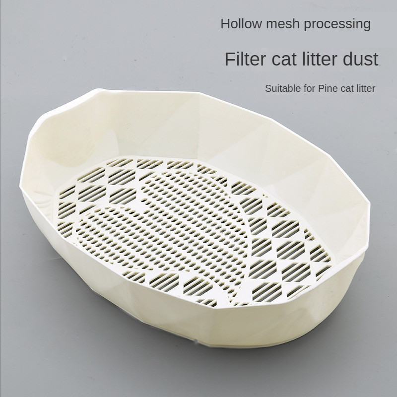 Kassiliivakast poolkinnine pritsmevastane korduvkasutatav kassitarvikud kassi tualett-kassi liivakast topelt männipuidust liivakast kassi kakapott