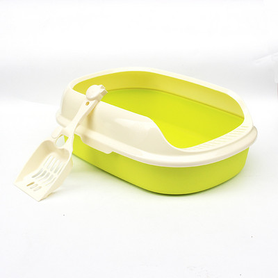 Poluzatvoreni putni mačji pijesak Clean Cute Sandbox s lopaticom za pijesak Nauka mačića na WC Poluotvorena prozračna kućica za kućne ljubimce