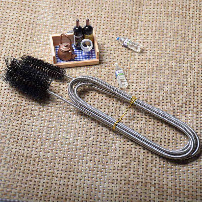 90/155/200cm Četka za čišćenje cijevi Zračna cijev Fleksibilno dvostruko crijevo Dodaci za akvarij Čistač spremnika Filter za vodu Najlon