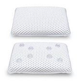 SPA vannas spilvens kakla un muguras atbalsta galvas balsta spilvens, sabiezināts lietošanai mājās karstā vannā Vannas istabas spilvenu aksesuāri Vannas istabas rīks