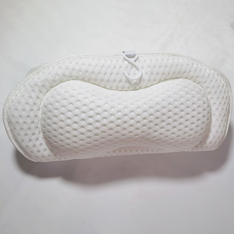 3D mekani bijeli leptir masažni jastuk za kupanje s vakuumskim čašicama Spužvasti jastučić za SPA kadu Alat za opuštanje vrata i leđa