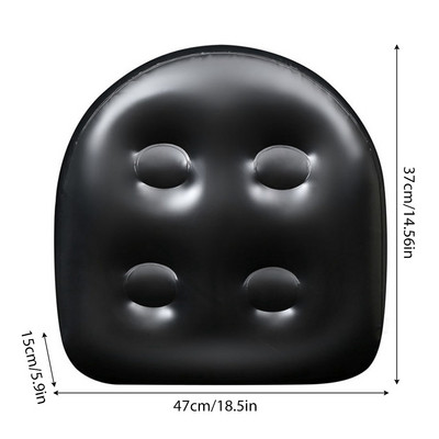 1PC Spa podloga za sjedalo na napuhavanje Jastuk za hidromasažnu kadu Bazenska kupka Mekani jastuk za ubrizgavanje vode Jastuk za kupaonski pribor