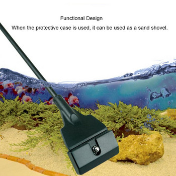 Олекотено средство за премахване на водорасли от аквариум Острие за скрепер Fish Tank Водно водно растение Инструменти за почистване на трева Комплект почистващ препарат Аксесоари