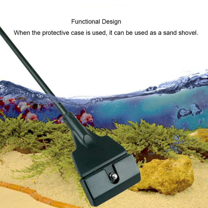 Viegls akvārija aļģu noņemšanas līdzeklis skrāpja asmens zivju tvertne ūdens ūdens augu zāles tīrīšanas rīki tīrīšanas komplekta piederumi