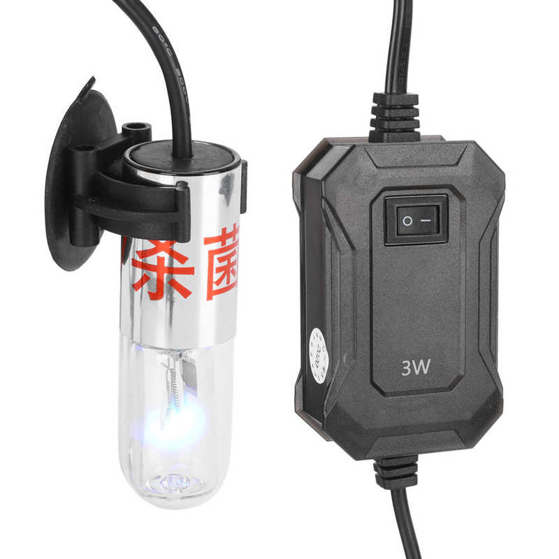 Lumină UV pentru acvariu Lumină ultravioletă Temporizator pentru rezervor de pește Lampă pentru curățarea iazului 220V