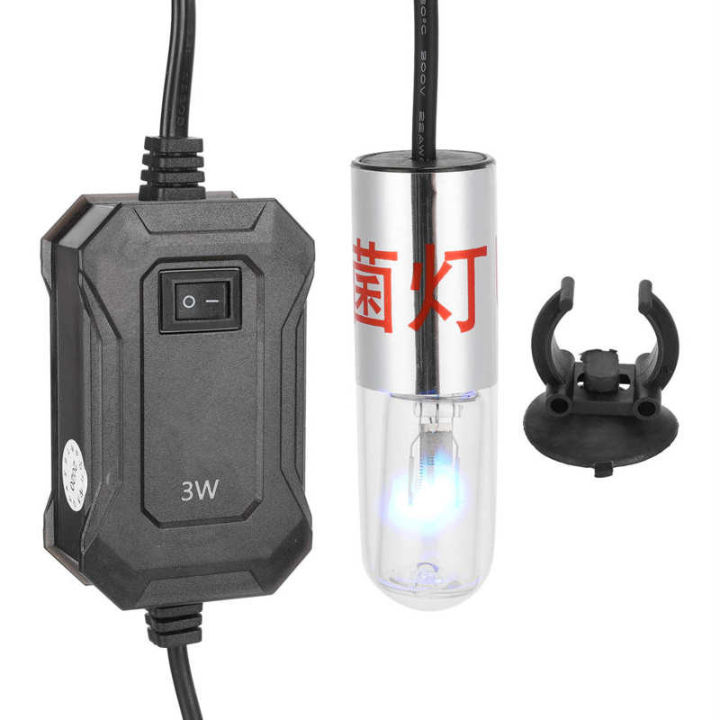 Lumină UV pentru acvariu Lumină ultravioletă Temporizator pentru rezervor de pește Lampă pentru curățarea iazului 220V