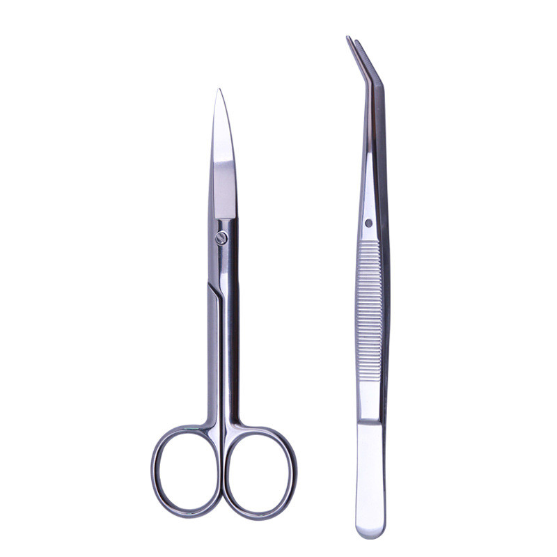 1/2/3/4/5 komada Aquarium Tank Set alata Aquascaping Fish Tank Vodene biljke Duge pincete Škare Alat od nehrđajućeg čelika Proizvod za kućne ljubimce