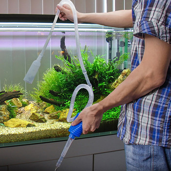 Прахосмукачка за почистване на аквариумни аквариуми Прахосмукачка за аквариуми Ръчна машина за миене на аквариуми Водоизсмукване Аксесоари за почистване на кори