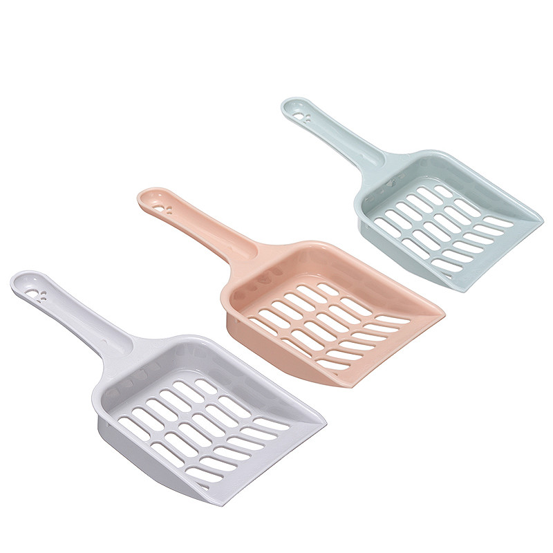 Mājdzīvnieku tualetes gultas trauks pret šļakatām kaķu pakaišu kastei kaķu paplāte ar lāpstu, viegli tīrāmi kastes piederumi