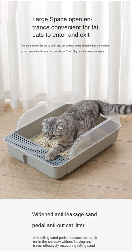 Potpuno poluzatvoreni dom, vrt, proizvodi za kućne ljubimce Noćne posude WC za životinje WC-i Posuda za pijesak za mačiće Životinje, mačke
