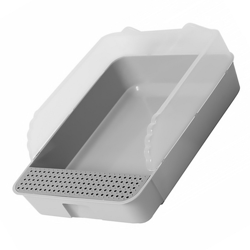 Kaķu pakaišu kaste Mājdzīvnieki Noņemama kaķu pakaišu panna Kaķēnu apmācība podiņa pakaišu panna pretšļakatu tualete 41,5X27,5X18CM