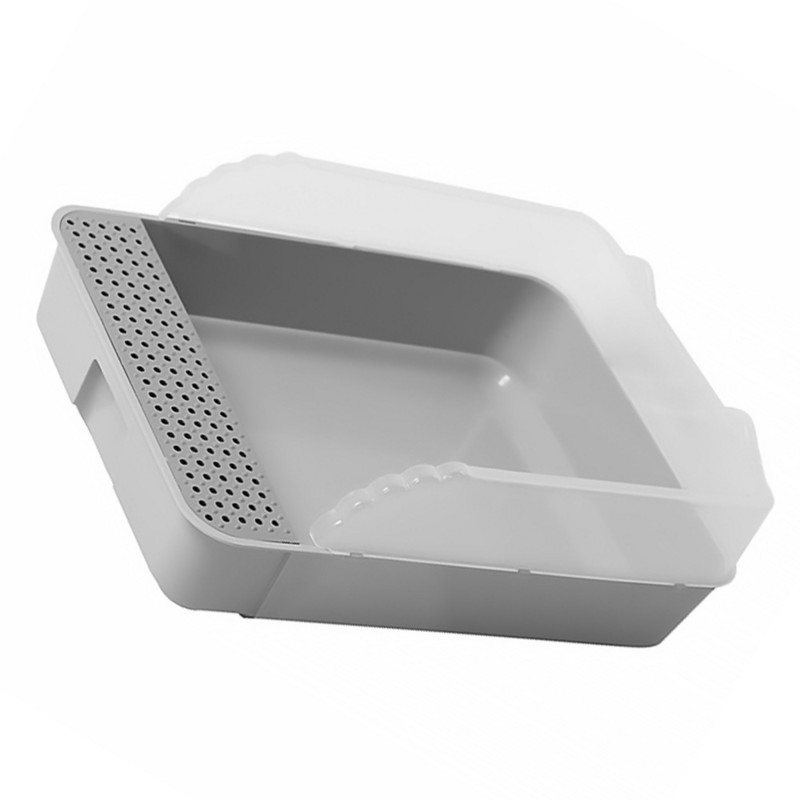 Kaķu pakaišu kaste Mājdzīvnieki Noņemama kaķu pakaišu panna Kaķēnu apmācība podiņa pakaišu panna pretšļakatu tualete 41,5X27,5X18CM