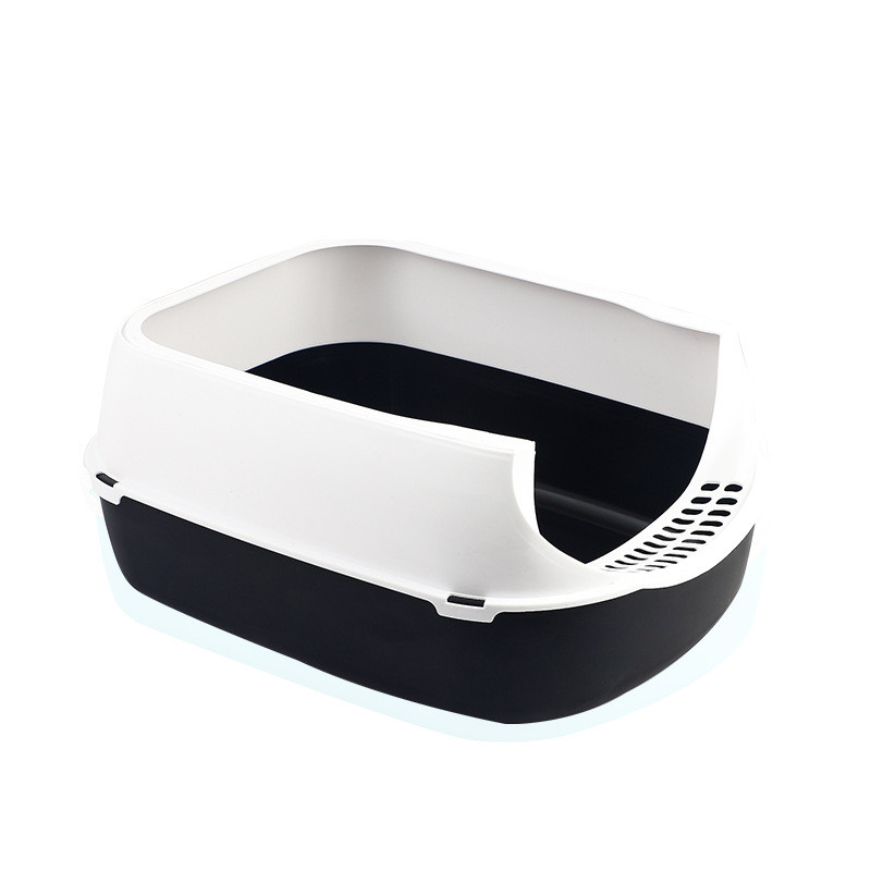 Besplatna dostava Velika puna poluzatvorena mala WC kutija za mačke otporna na prskanje, podebljana uklonjiva potrepština za kućne ljubimce