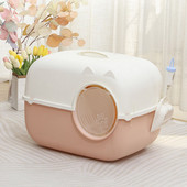 Jauna pilnībā slēgta kaķu tualete ar garu kanālu smilšu noplūdes koridors kaķu pakaišu kastes mēbeles mājdzīvnieku izstrādājumi