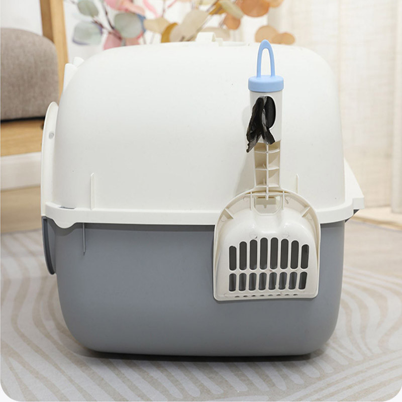 Jauna pilnībā slēgta kaķu tualete ar garu kanālu smilšu noplūdes koridors kaķu pakaišu kastes mēbeles mājdzīvnieku izstrādājumi