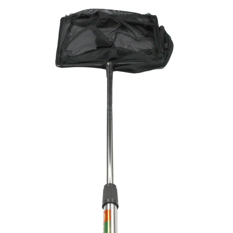 Mreža za akvarijske ribe od nehrđajućeg čelika, četvrtasta podesiva teleskopska mreža za ribice, škampi, pribor za akvarij