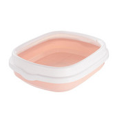 Lolojumdzīvnieku suņu tualete kaķu pakaišu kaste Liela mājdzīvnieku kaķēnu tualete ar noņemamu vāku suņu paplāte daļēji slēgta pakaišu lāpsta kucēnu kaķu smilšu kaste