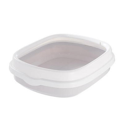 Lolojumdzīvnieku suņu tualete kaķu pakaišu kaste Liela mājdzīvnieku kaķēnu tualete ar noņemamu vāku suņu paplāte daļēji slēgta pakaišu lāpsta kucēnu kaķu smilšu kaste