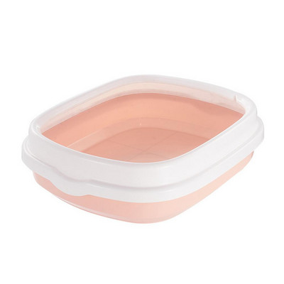 Lolojumdzīvnieku suņu tualete kaķu pakaišu kaste Liela mājdzīvnieku kaķēnu tualete ar noņemamu vāku suņu paplāte daļēji slēgta pakaišu lāpsta kucēnu kaķu smilšu kaste