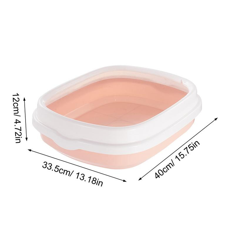 Lolojumdzīvnieku suņu tualete kaķu pakaišu kaste Liela mājdzīvnieku kaķēnu tualete ar noņemamu vāku suņu paplāte daļēji slēgta pakaišu lāpsta kucēnu kaķu smilšu kaste