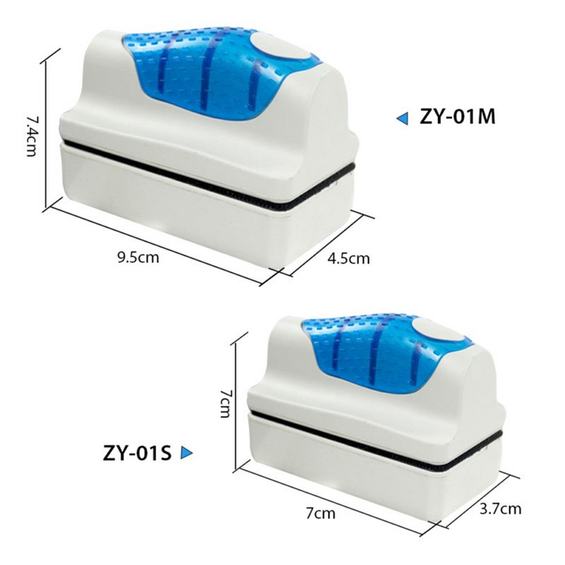 Jaunas magnētiskās akvārija zivju tvertņu sukas, stikla logu aļģu tīrīšanas līdzekļi, tīrīšanas līdzekļi, otas, plastmasas sūkļu piederumi