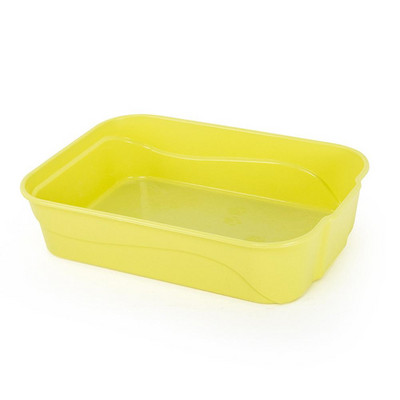 Kutija za mačji pijesak Otvorena, pojačana, produbljena, protiv prskanja Kutija za pijesak velikog kapaciteta, Sredstva za čišćenje WC-a