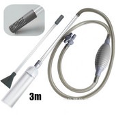 Fish Tank Poluautomatski izmjenjivač vode i čistač šljunka Akvarij za kornjače Vakuumski sifon Čistač vodene pumpe Dodaci za akvarij