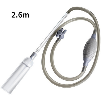 Fish Tank Poluautomatski izmjenjivač vode i čistač šljunka Akvarij za kornjače Vakuumski sifon Čistač vodene pumpe Dodaci za akvarij